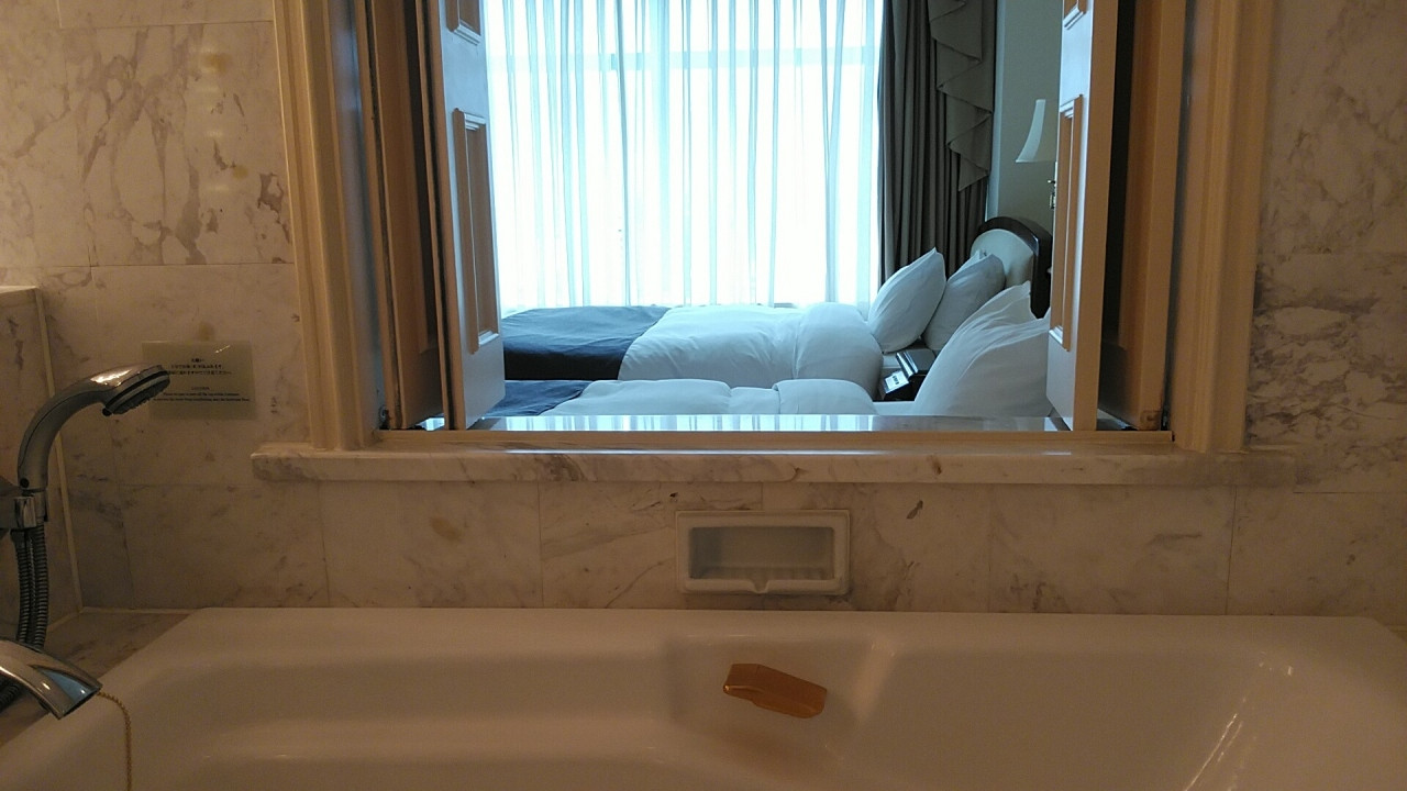 バスルームからも眺望があります。