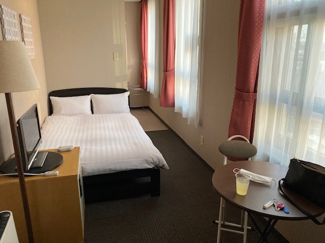 縦長のお部屋でした。