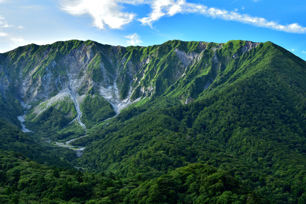 日本の鳥取県の美しい大山