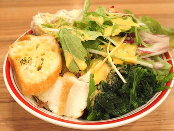 「ジャクソンステーキ＆グリル カレッタ汐留店」 料理 71597329 ジャクソンステーキ(150g) 1382円 のサラダバー