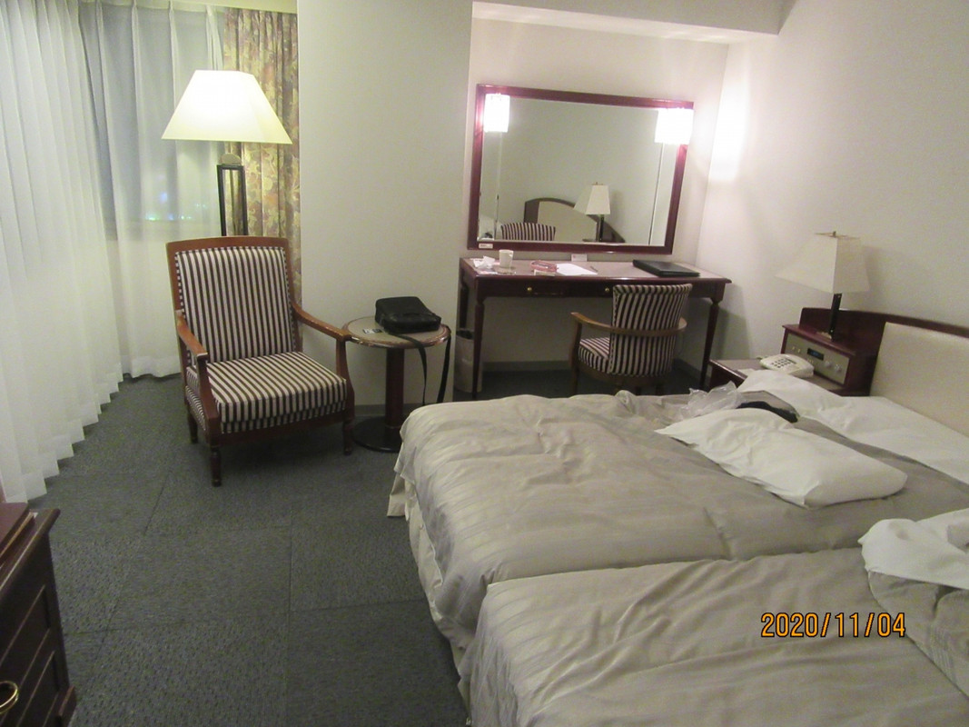 ベッドがくっついています。