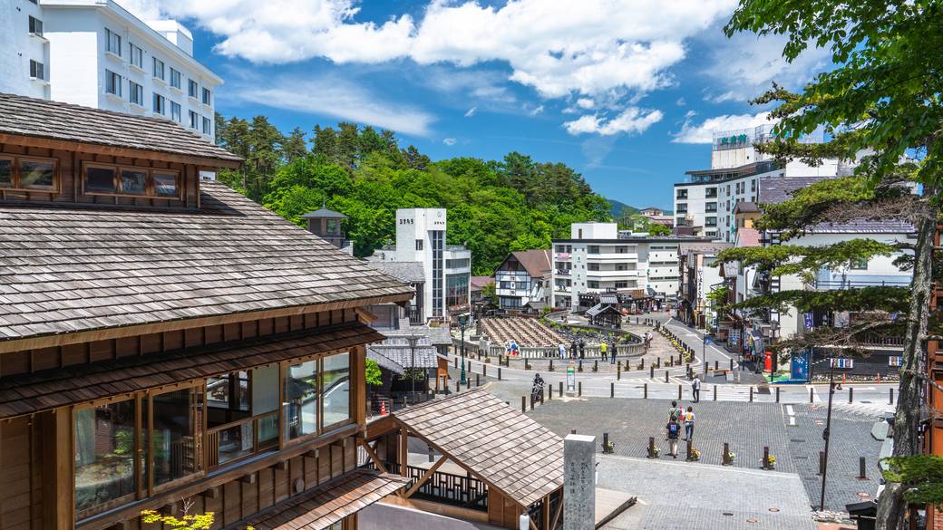 ぷらりと
草津の温泉街へ / 1
