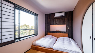 和洋室 ダブル 又は ツインルーム 35平米 (離れの露天風呂付き客室)「禁煙」