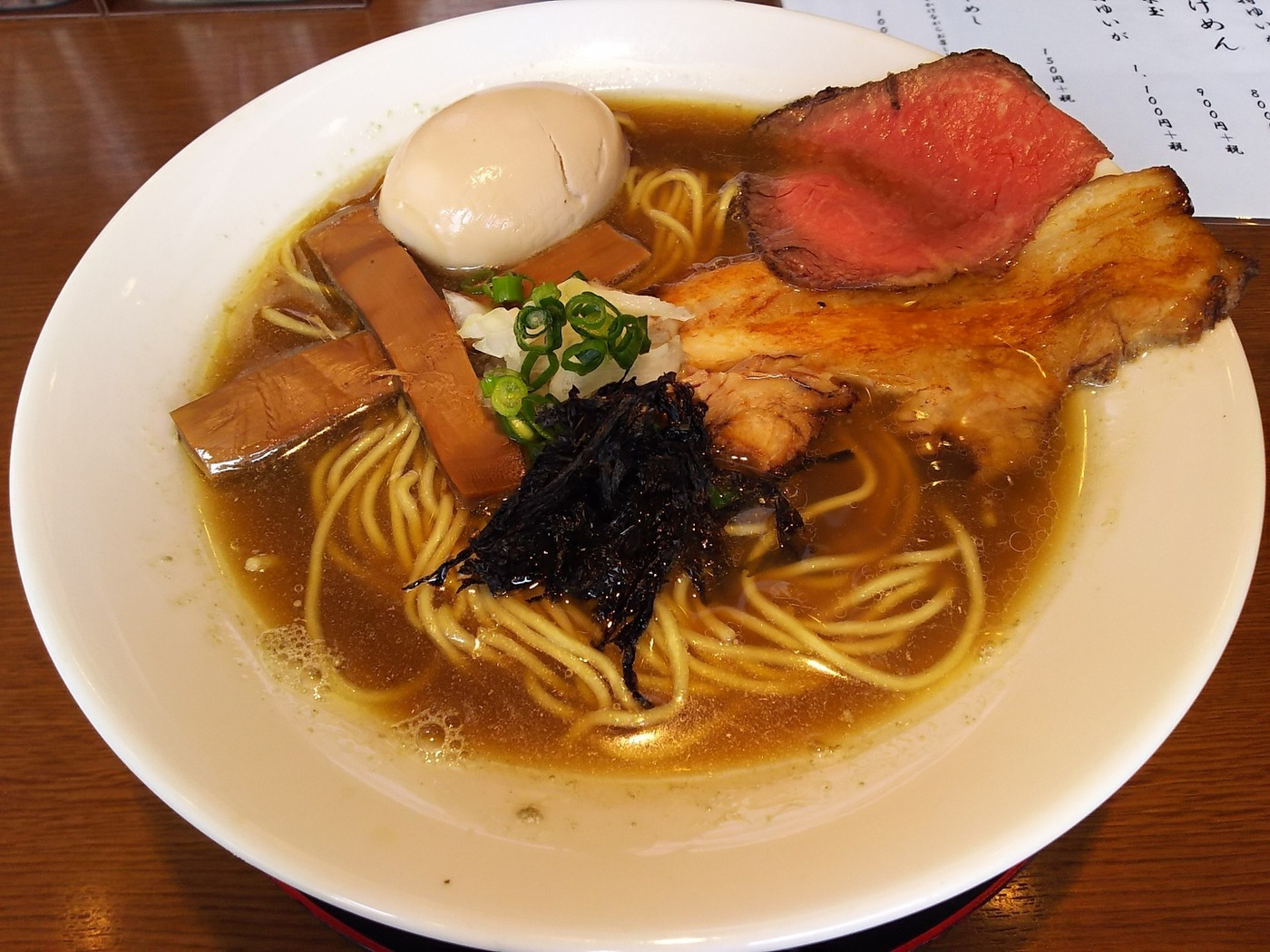 「ゆいが 総本店」料理 671527 2016/2 煮干しらーめん￥７５６～味玉トピ～