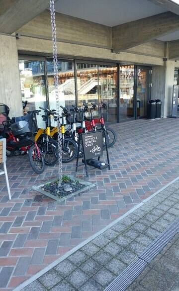 自転車をレンタルして
京都の町を散策 / 1