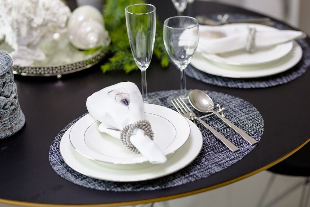 客室内のダイニングエリア