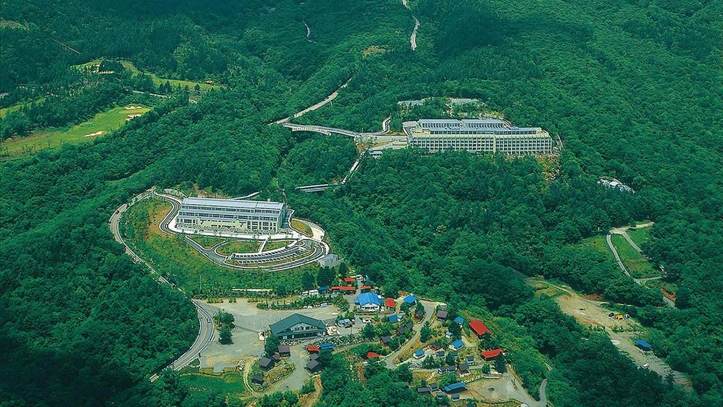 緑に囲まれたホテル / 1