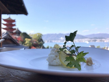 「牡蠣祝」 料理 77182712 広島レモンレアチーズケーキ