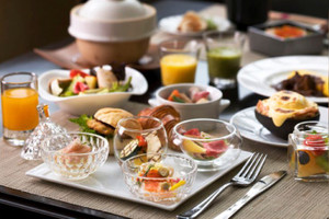 ふわふわオムレツなど朝食も楽しみ