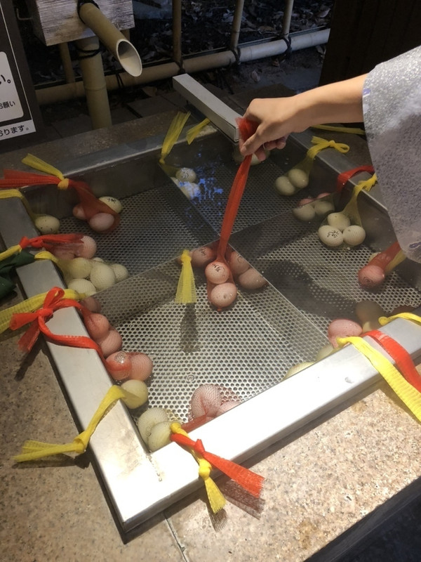 温泉卵手作り体験