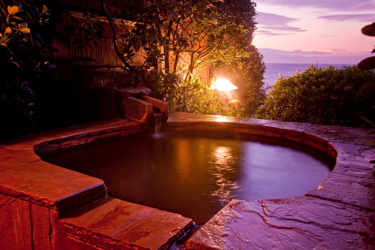 無料貸切露天風呂/万二郎