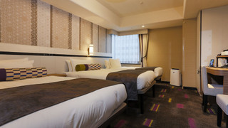 コーナーツインルーム＋エキストラベッド（禁煙）26平米