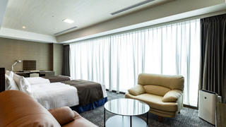 【禁煙】デラックスツイン/40㎡/120㎝幅ベッド×2台
