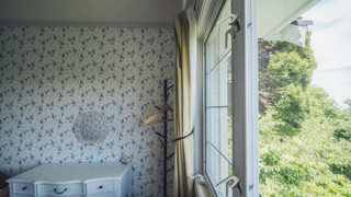 デザイン ルーム ダブルベッド 1 台 パーシャルシービュー