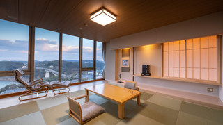 デラックス スイートルーム, 海が見える, 禁煙 (デラックスルーム【和洋室8畳+和室12畳+リビング】)