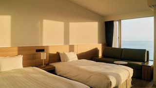 スタンダード ツインルーム シングルベッド 2 台 禁煙 オーシャンビュー