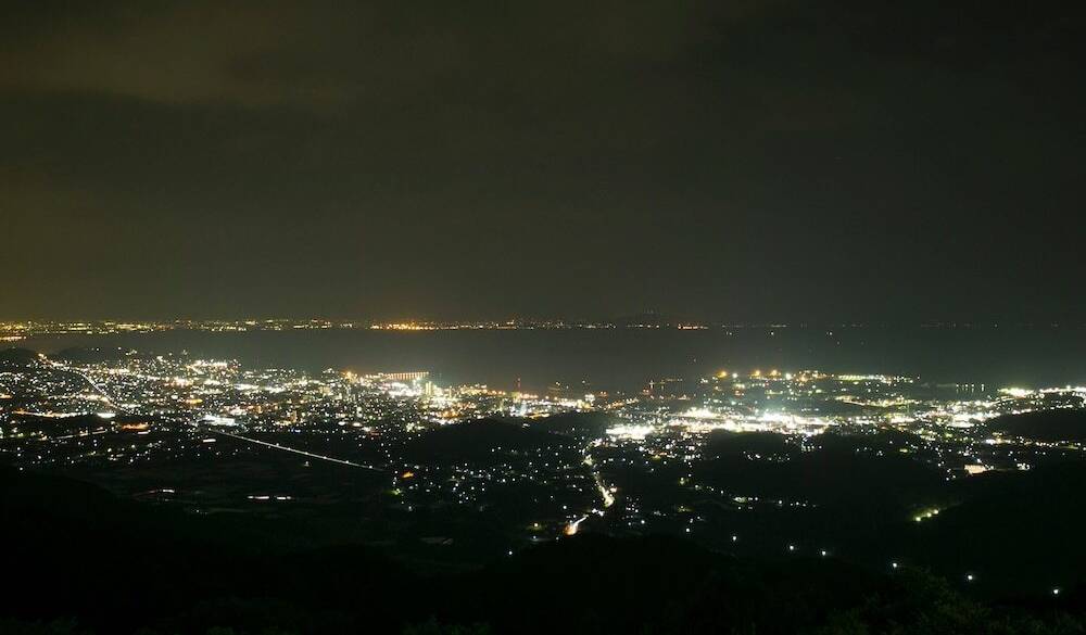宿から見える夜景 / 1