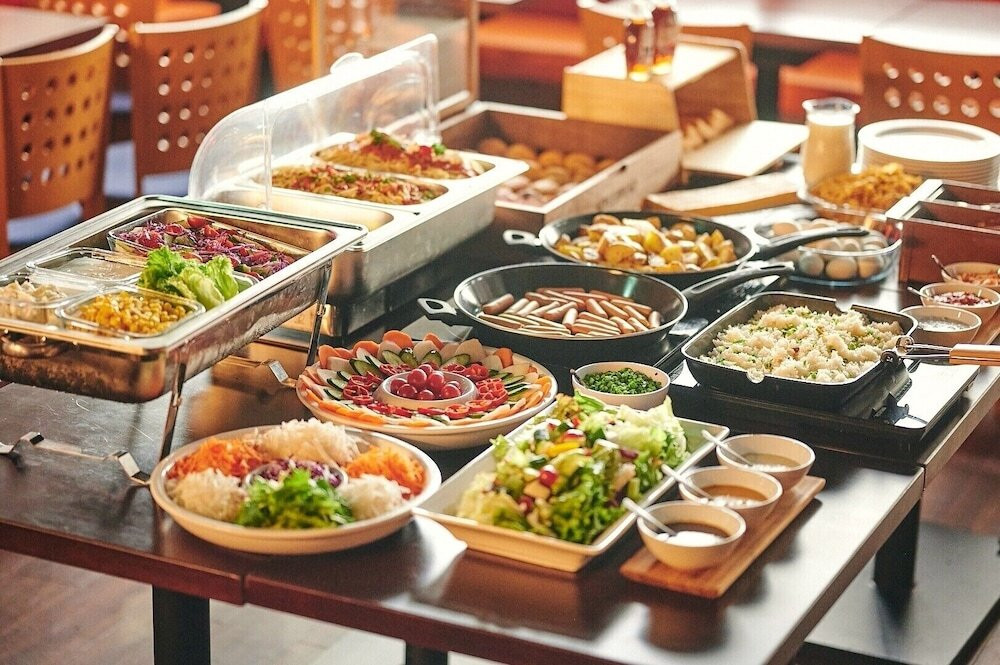 朝食ビュッフェ