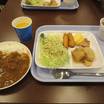 朝食はバイキングです。朝カレーにしてみました。