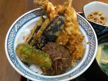 「甲州屋」料理 716661 天丼￥１２００