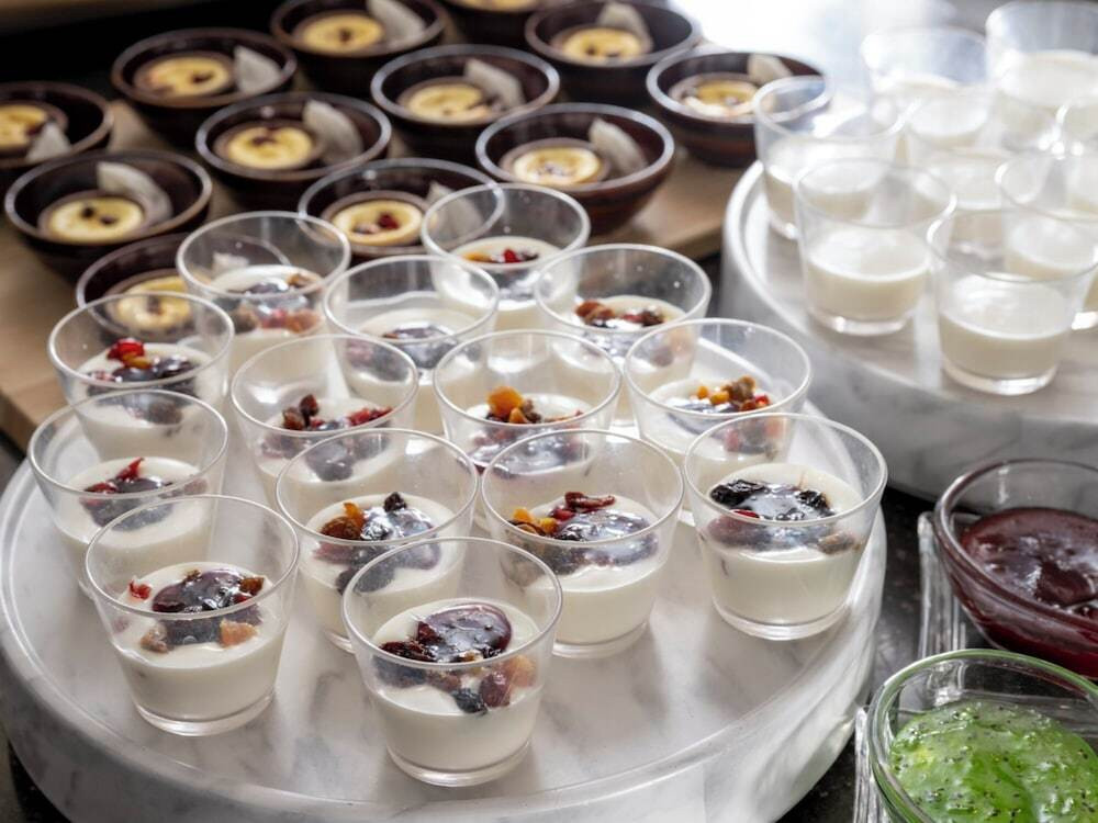 朝食ビュッフェ