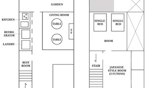 半露天檜風呂付き客室