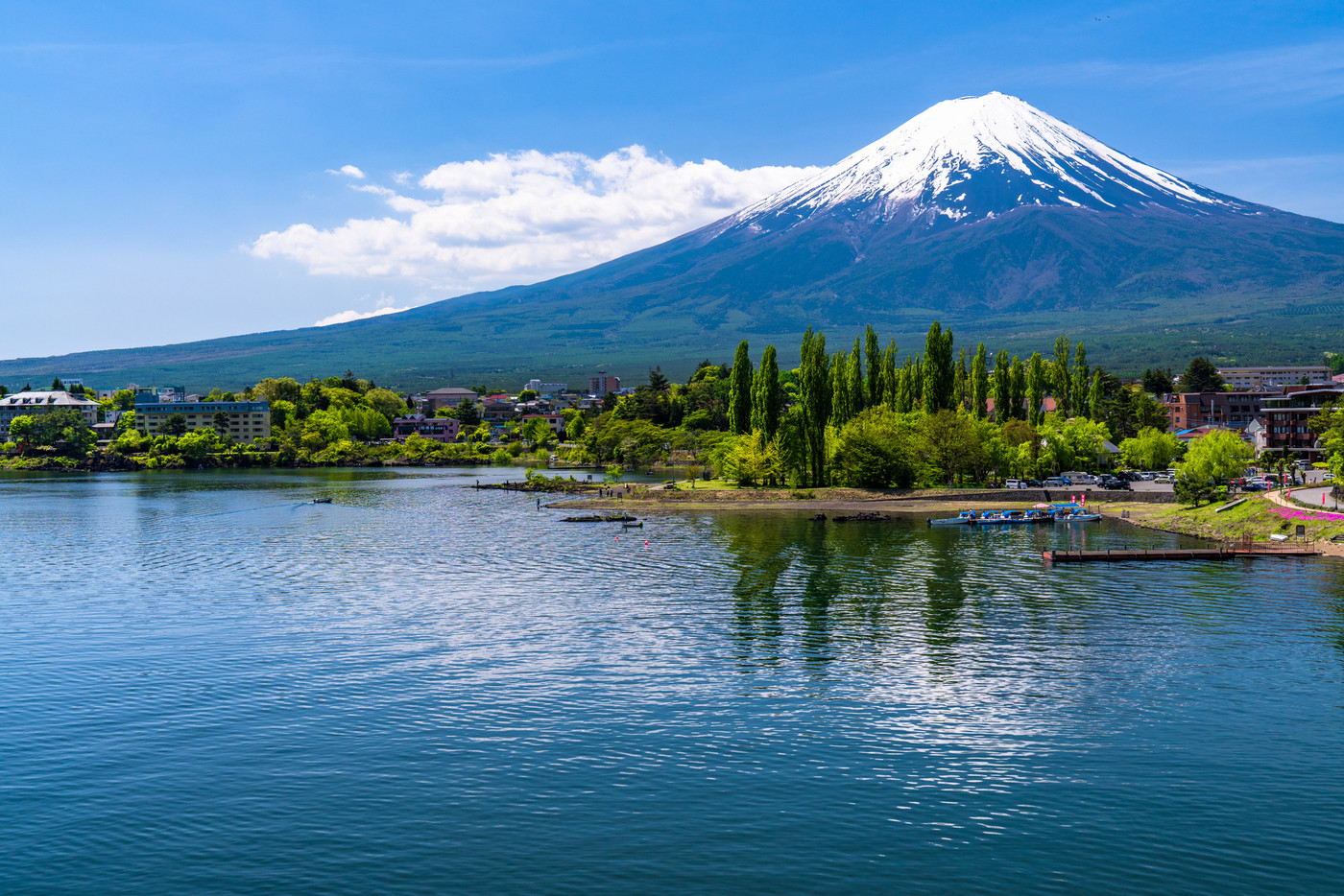 《山梨県》初夏の富士山・河口湖