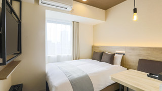 【禁煙】ダブルルーム/16㎡/160㎝幅ベッド1台/2名迄