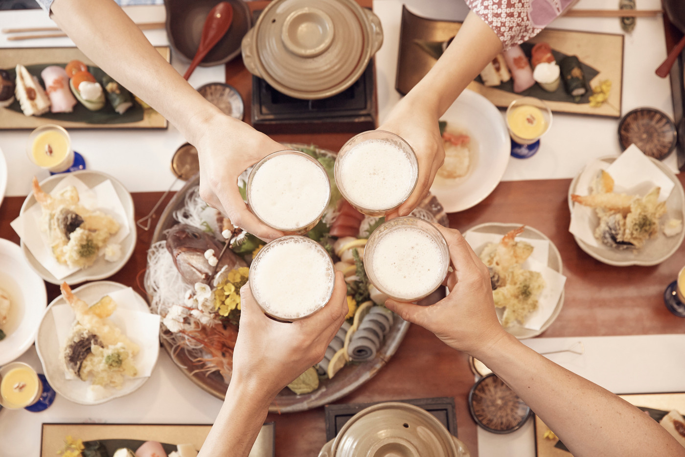 旅館のコース料理