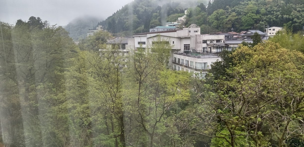 6階からの景色出す