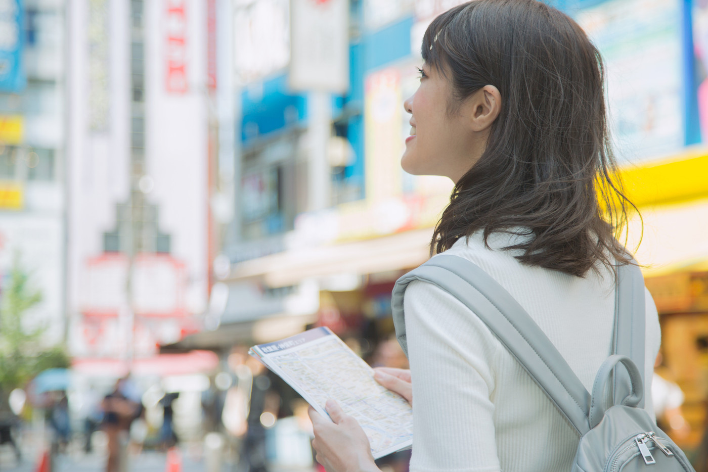 女性一人旅（地図）