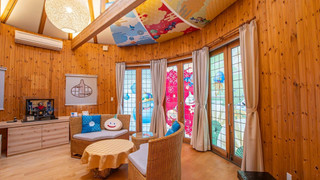 ドラゴンクエストコラボルーム スライムのコクーン-和-ご宿泊者様限定の豪華オリジナルグッズをプレゼント/ドラゴンクエストアイランドライトチケット付き/3名定員/禁煙/全室檜風呂付き