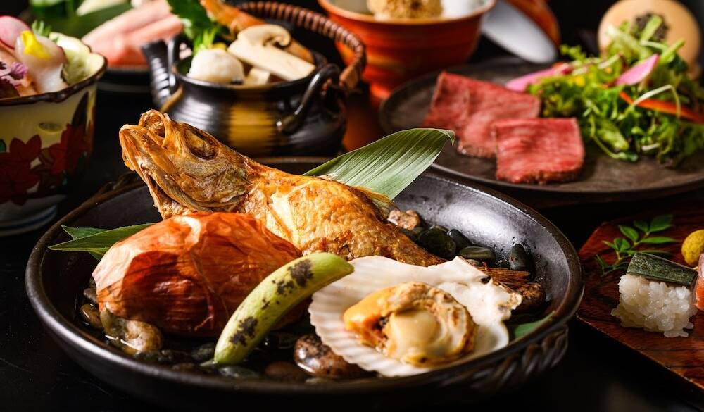 菊華会席 料理一例 / 2