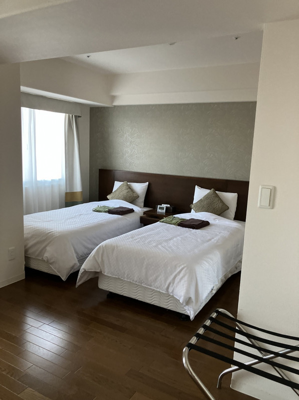 ベッドはツイン