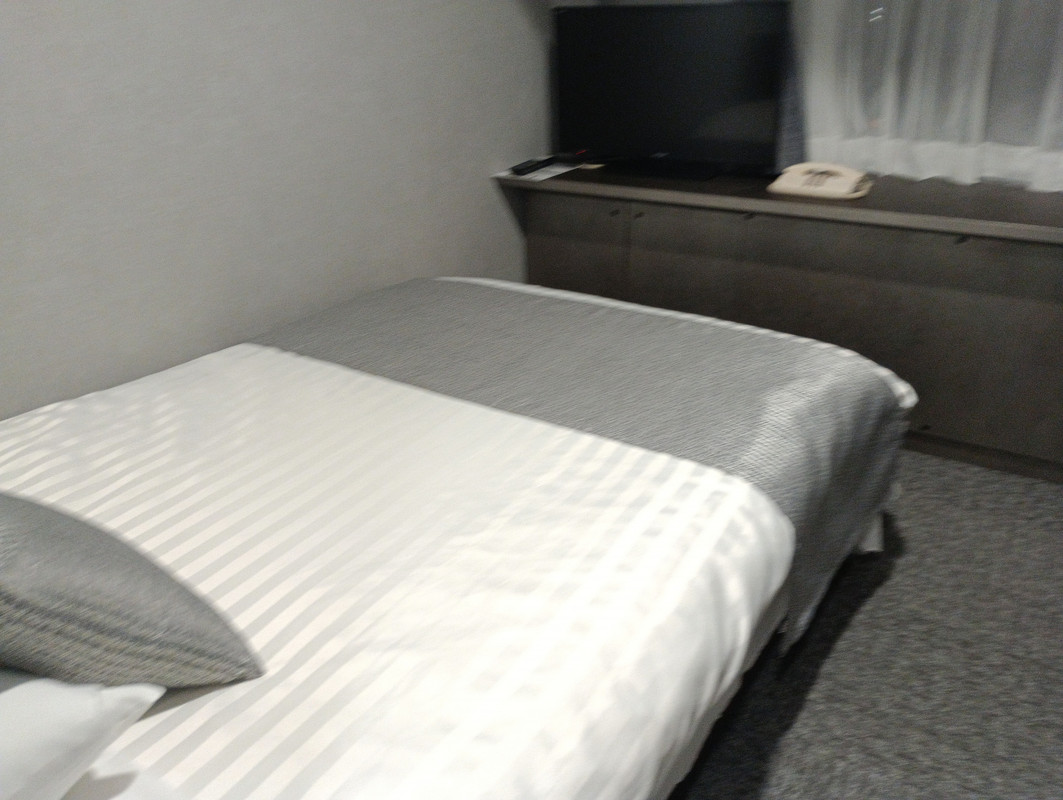 泊まった客室のベッド