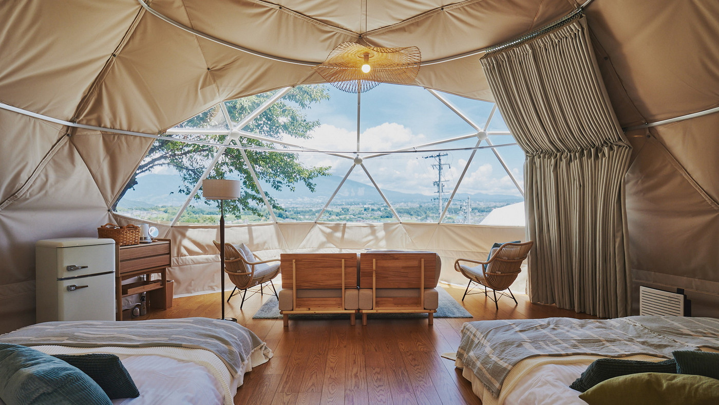 専用トイレにシャワー付き！広々テントで豪華なグランピング体験4231302