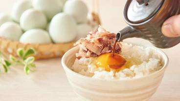 朝食 卵かけごはん / 2