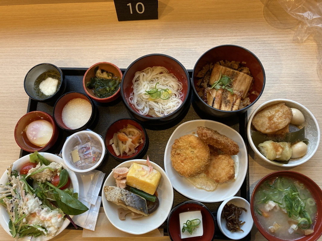 朝食の一部