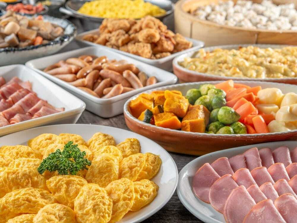 朝食ビュッフェ