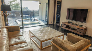 [玻璃] 温泉露天風呂付客室 夕日百選の堂ヶ島と駿河湾を一望 禁煙