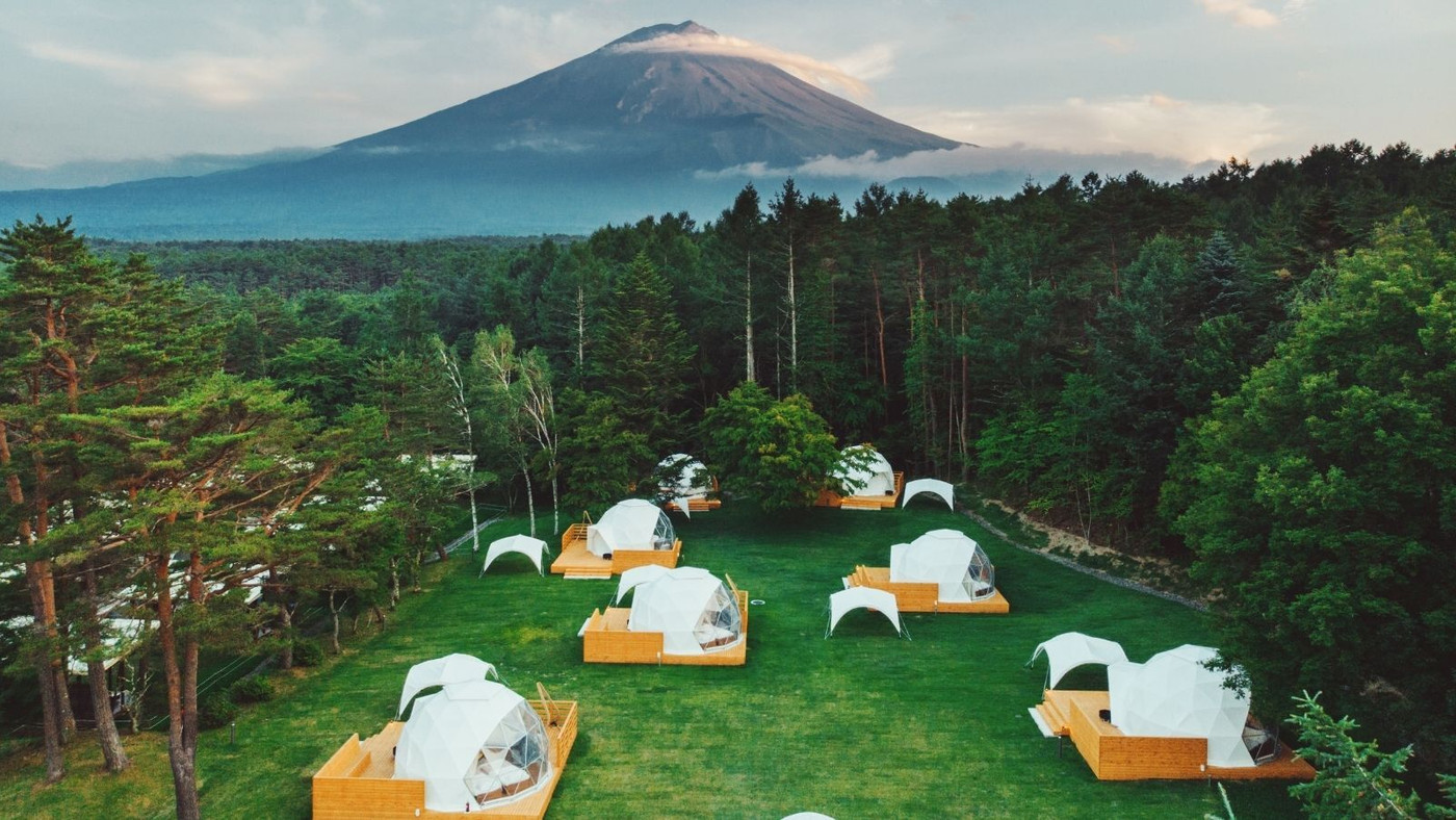 2.ドーム型テントやコテージも。初心者でもステイしやすい「PICA Fujiyama」3395292