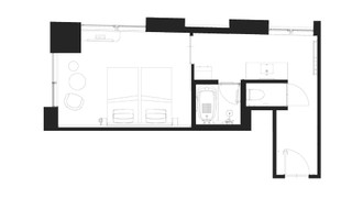[禁煙]コーナーデラックスツイン