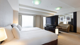 プレミアム ルーム ダブルベッド 2 台 マウンテンビュー