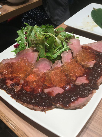 「そば 俺のだし GINZA5」料理 221855 俺のローストビーフ