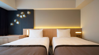 コンフォート ツインルーム 禁煙 (2 semi-double beds)