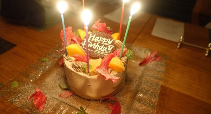 かわいい誕生日ケーキ！