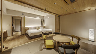 [1泊2食 星ビュッフェプラン｢和ダイニング星 HOSHI｣] 星館スーペリア和洋室(海側)(50sqm) 寝具の数は(3歳以上)予約人数分