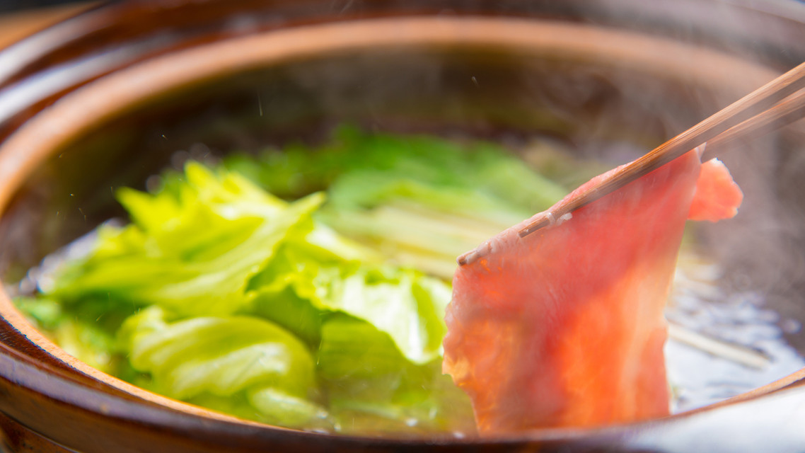 夕食 和懐石 しゃぶしゃぶ