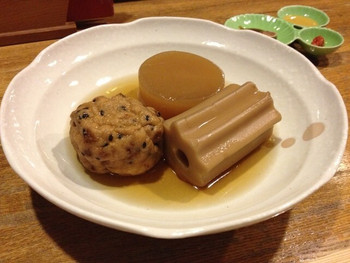 「おでんや」料理 951589 がんも+大根+ちくわぶ