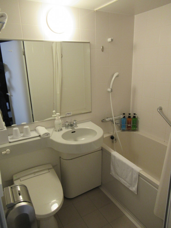 ビジネスホテルのユニットバス